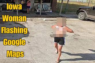 iowa woman flashing google maps